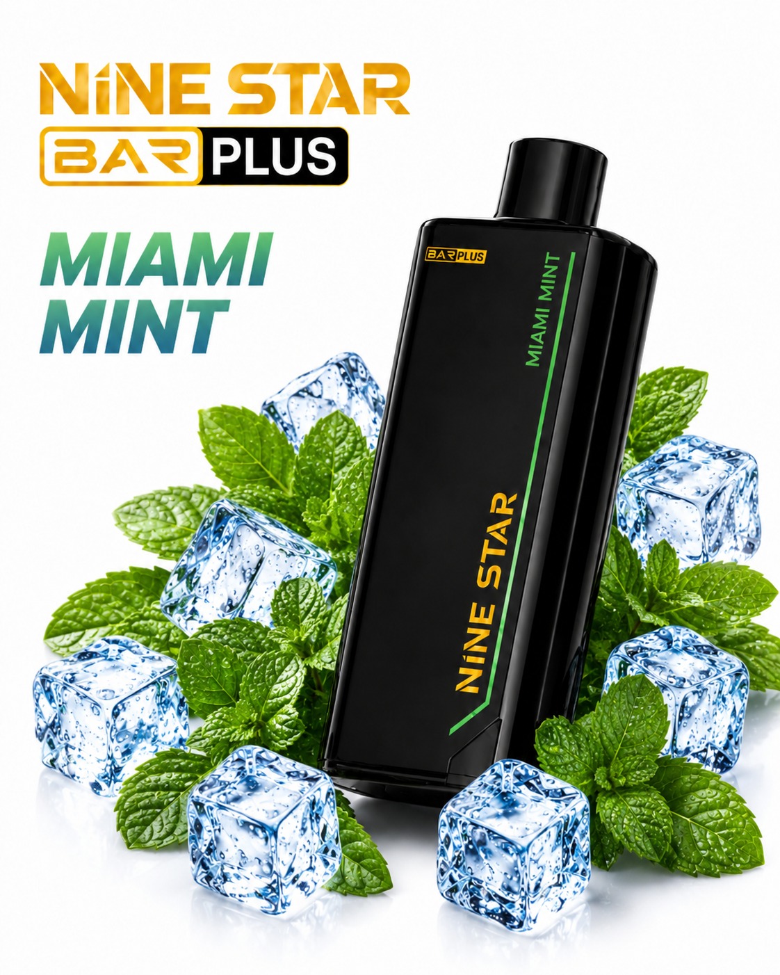 Nine Star Bar Plus Pod Miami Mint Miami Mint disposable vape