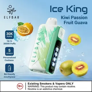 ELFBAR Ice King Kiwi Passion Fruit Guava Kiwi Passion Fruit Guava disposable vape