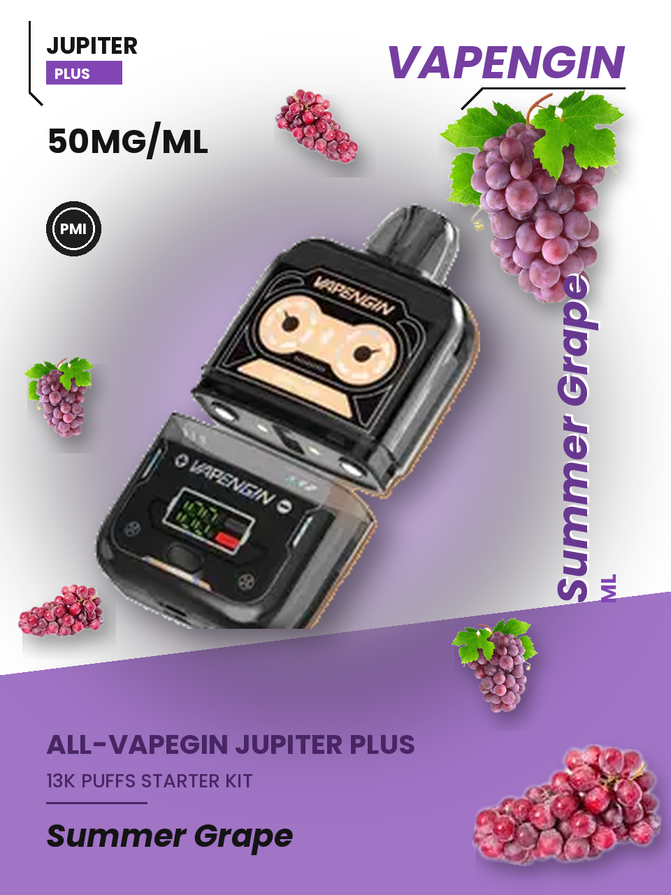 Vapengin Jupiter Plus Starter Kit Summer Grape Summer Grape disposable vape
