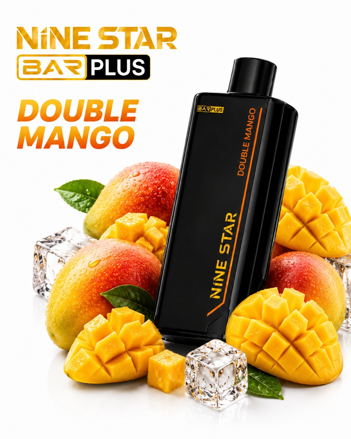 Nine Star Bar Plus Pod Double Mango Double Mango disposable vape