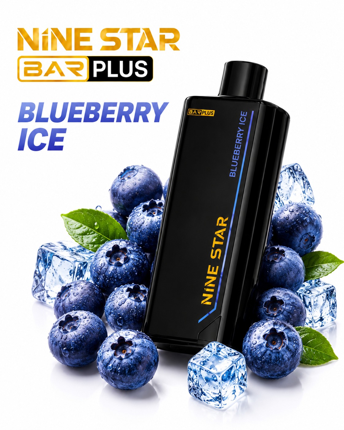 Nine Star Bar Plus Pod Blueberry Ice Blueberry Ice disposable vape
