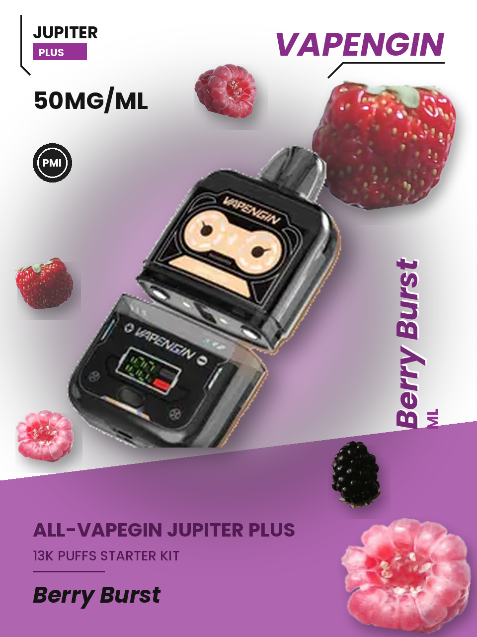 Vapengin Jupiter Plus Starter Kit Berry Burst Berry Burst disposable vape