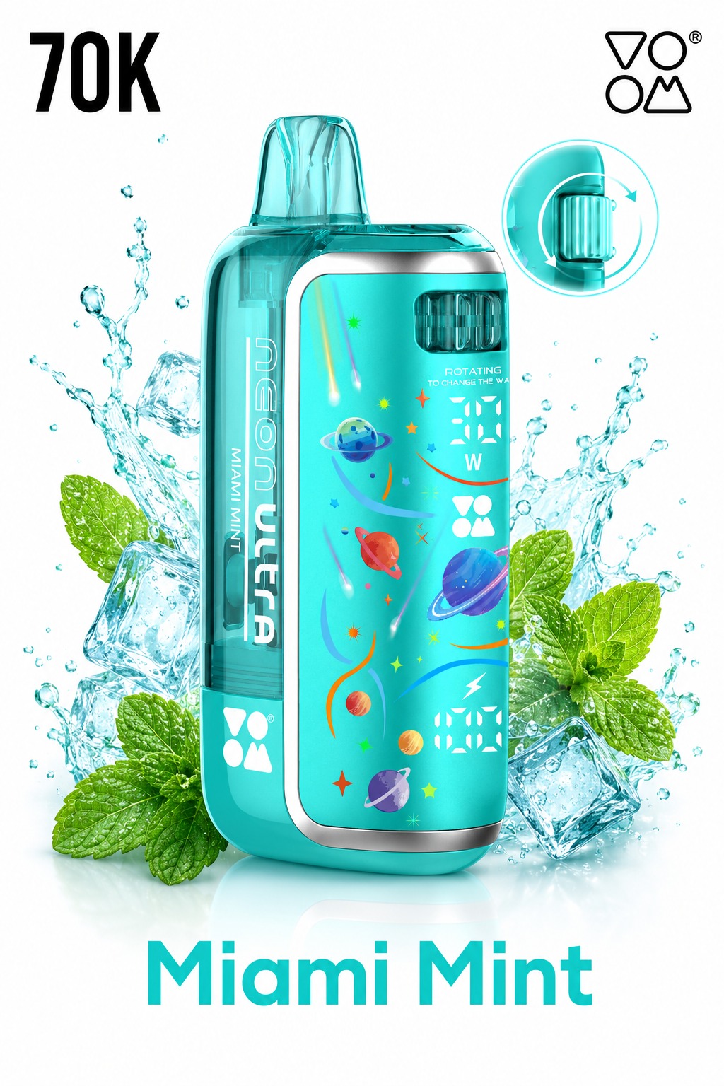VOOM Neon Ultra Miami Mint Miami Mint disposable vape