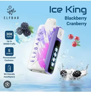 ELFBAR Ice King Blackberry Cranberry Blackberry Cranberry disposable vape